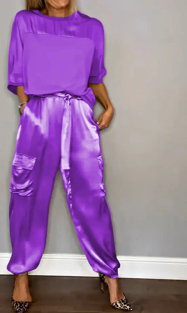 Margaret - Elegante Conjunto de Cetim