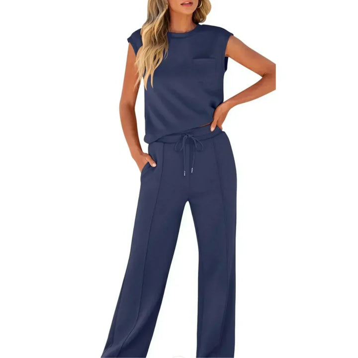 Senara - Conjunto Casual de Verão Soft Lounge