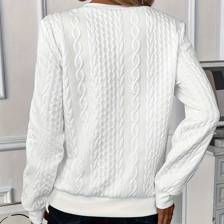 LUCIA I Pullover com Fecho