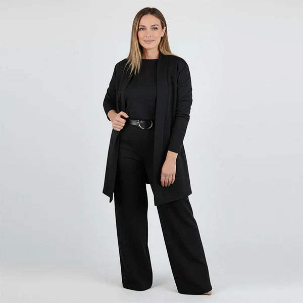 Lucy – Elegante Conjunto de 3 Peças em Stretch