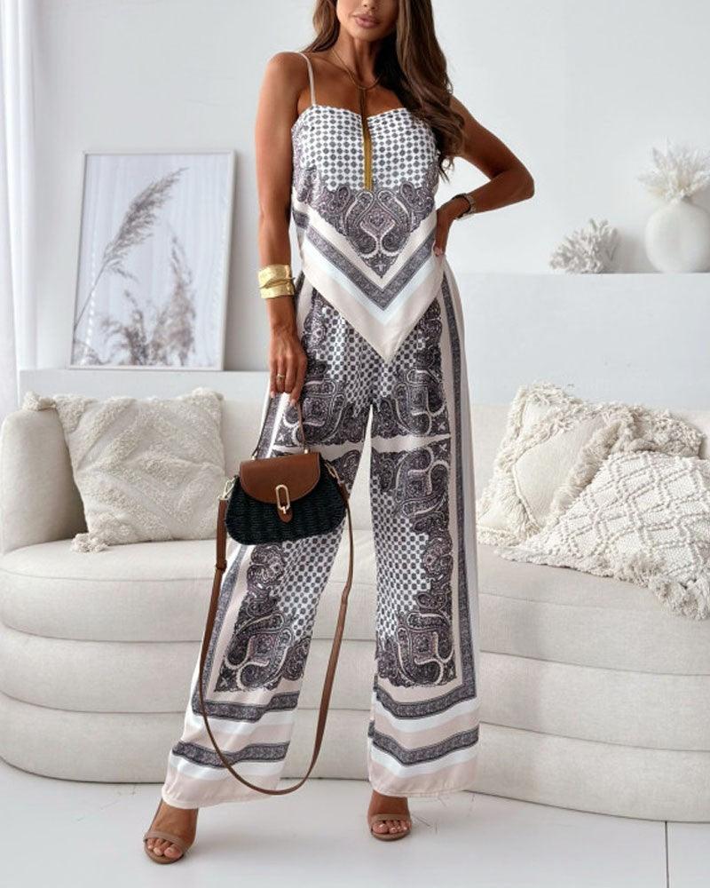 Helen | Conjunto de Top e Calças Elegante para Férias