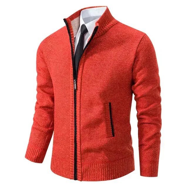 Leon | Pullover de malha com fecho e cintado