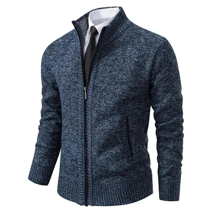 Leon | Pullover de malha com fecho e cintado