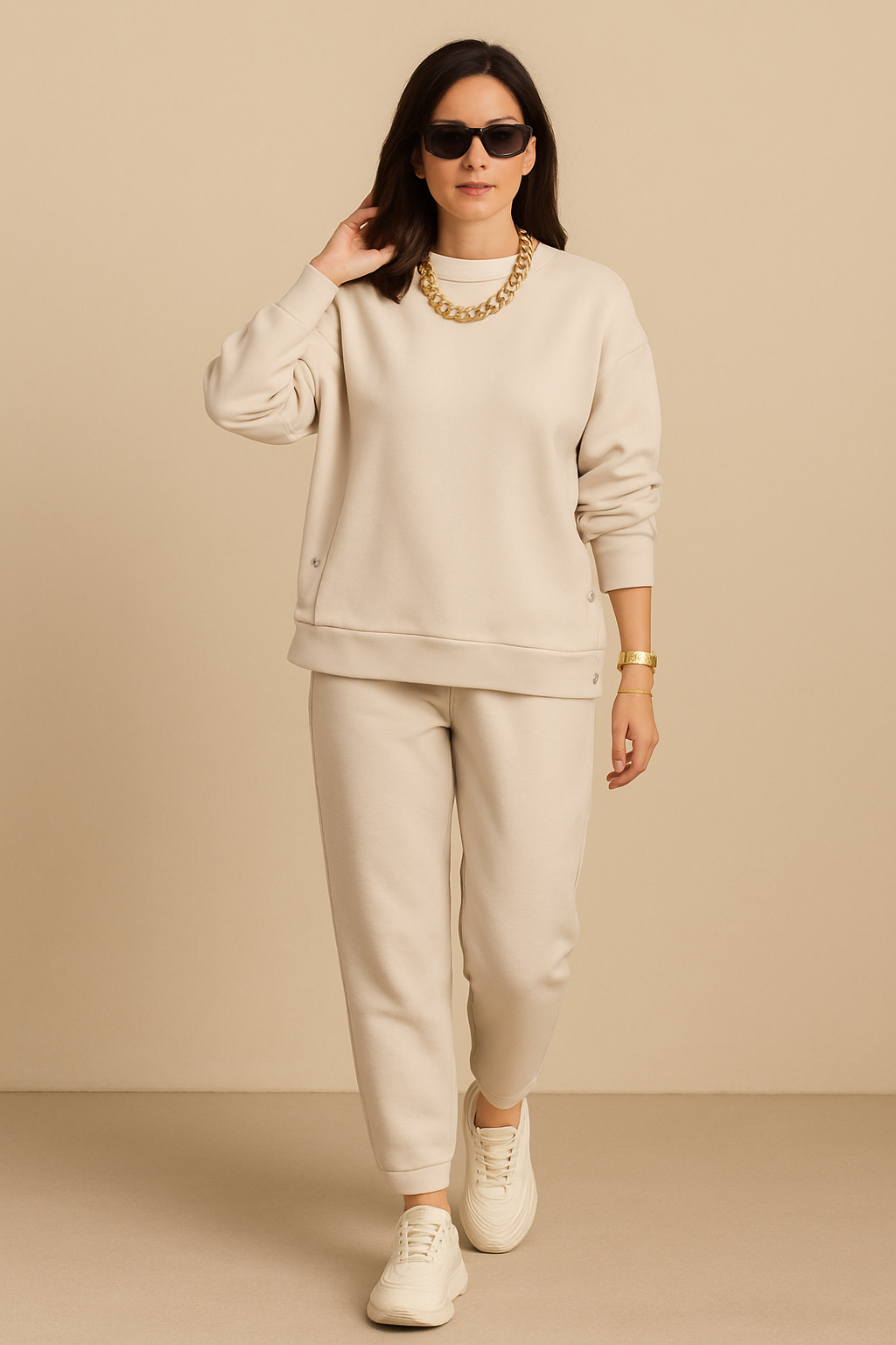 Natalia™ | Conjunto de Malha Elegante