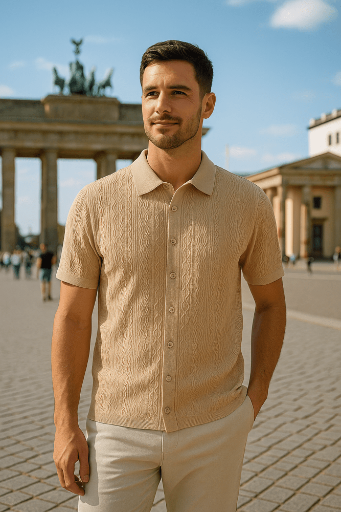 Menno | Camisa de malha de manga curta