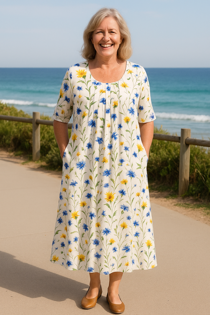 Ivryrose | Vestido - Elegante Fluxo