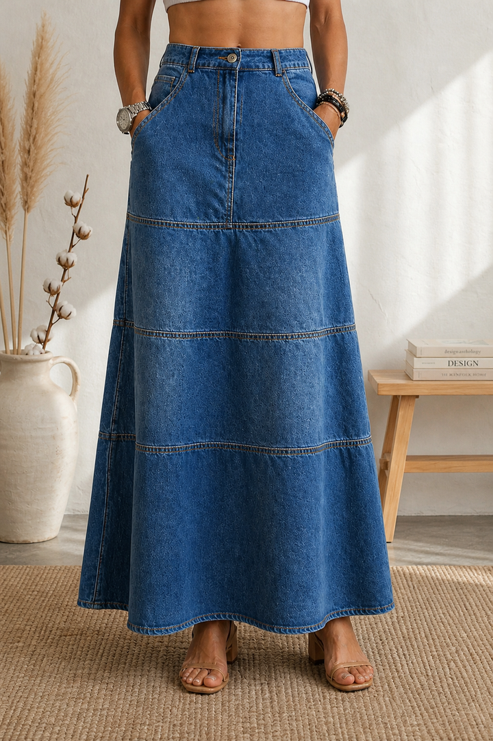Maria Douro - Saia de Denim
