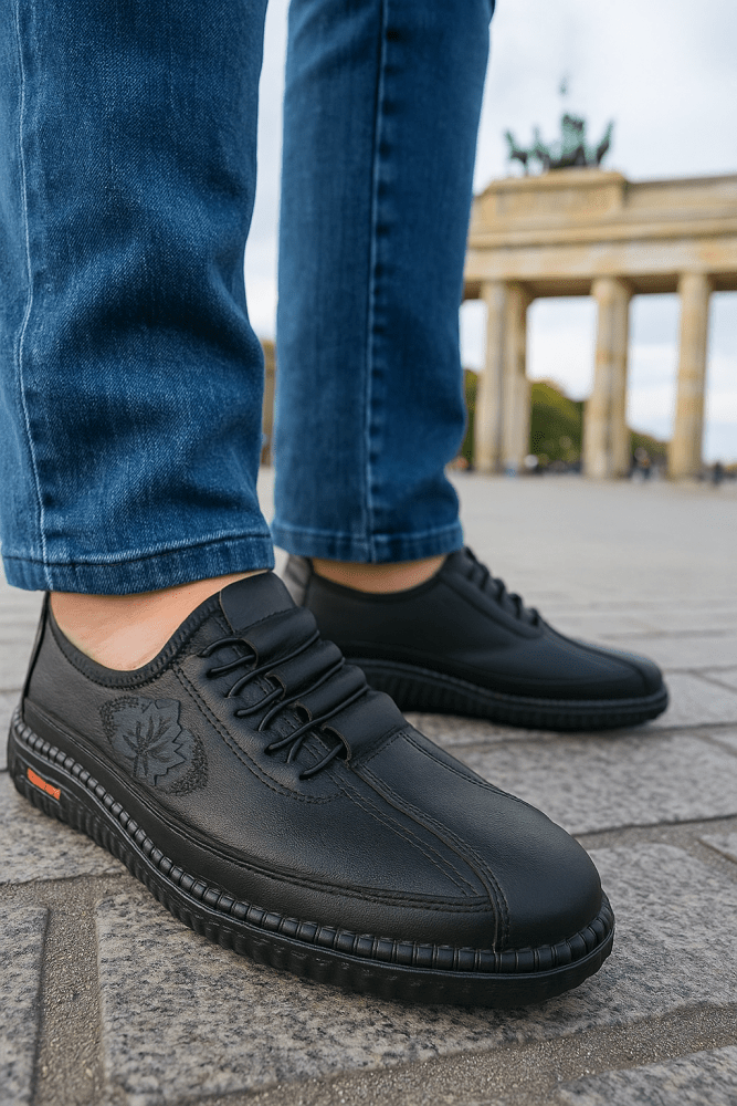Christoph | Sapatos de Couro Ortopédicos⏐Edição Premium