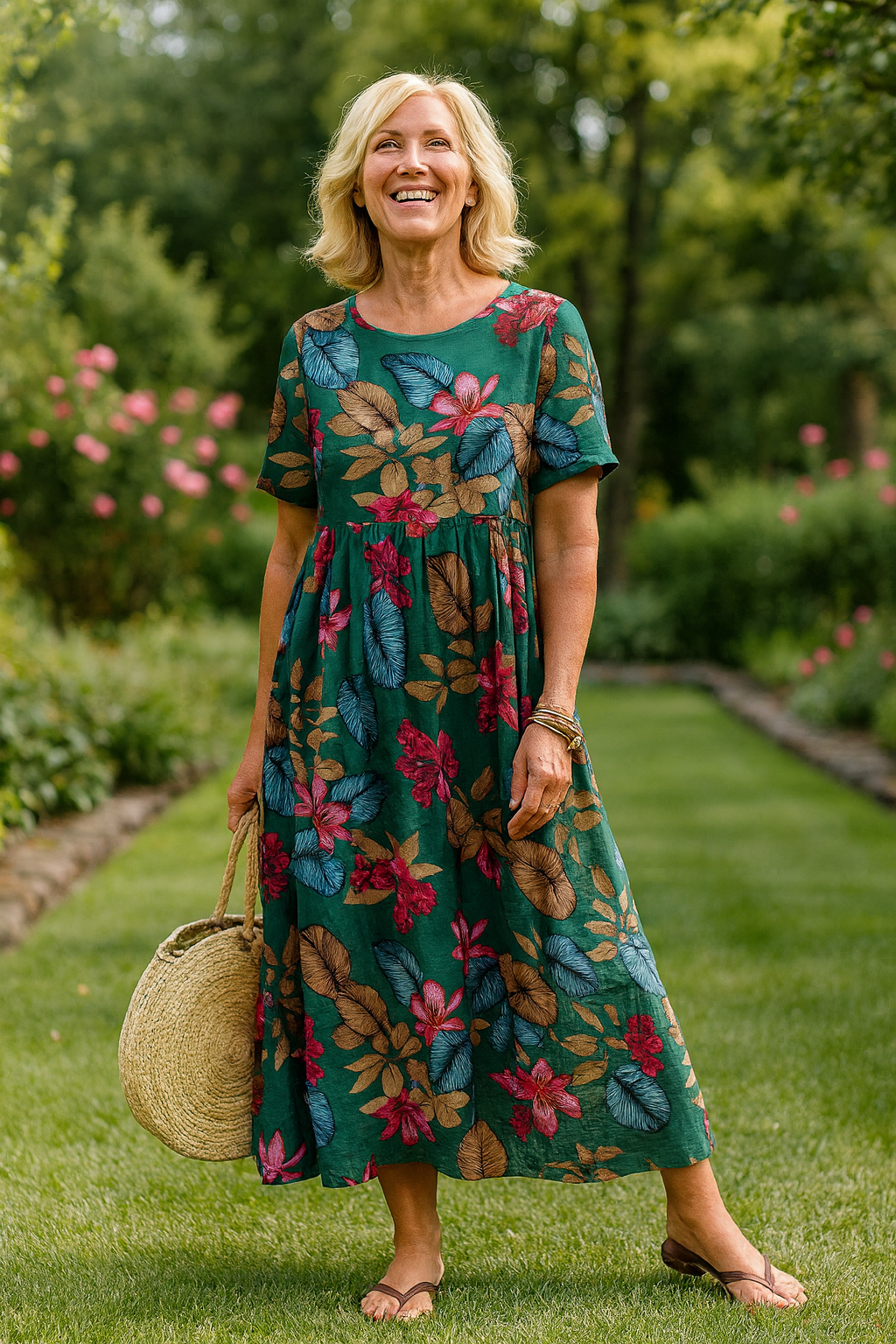 Masie | Vestido Maxi Floral Arejado