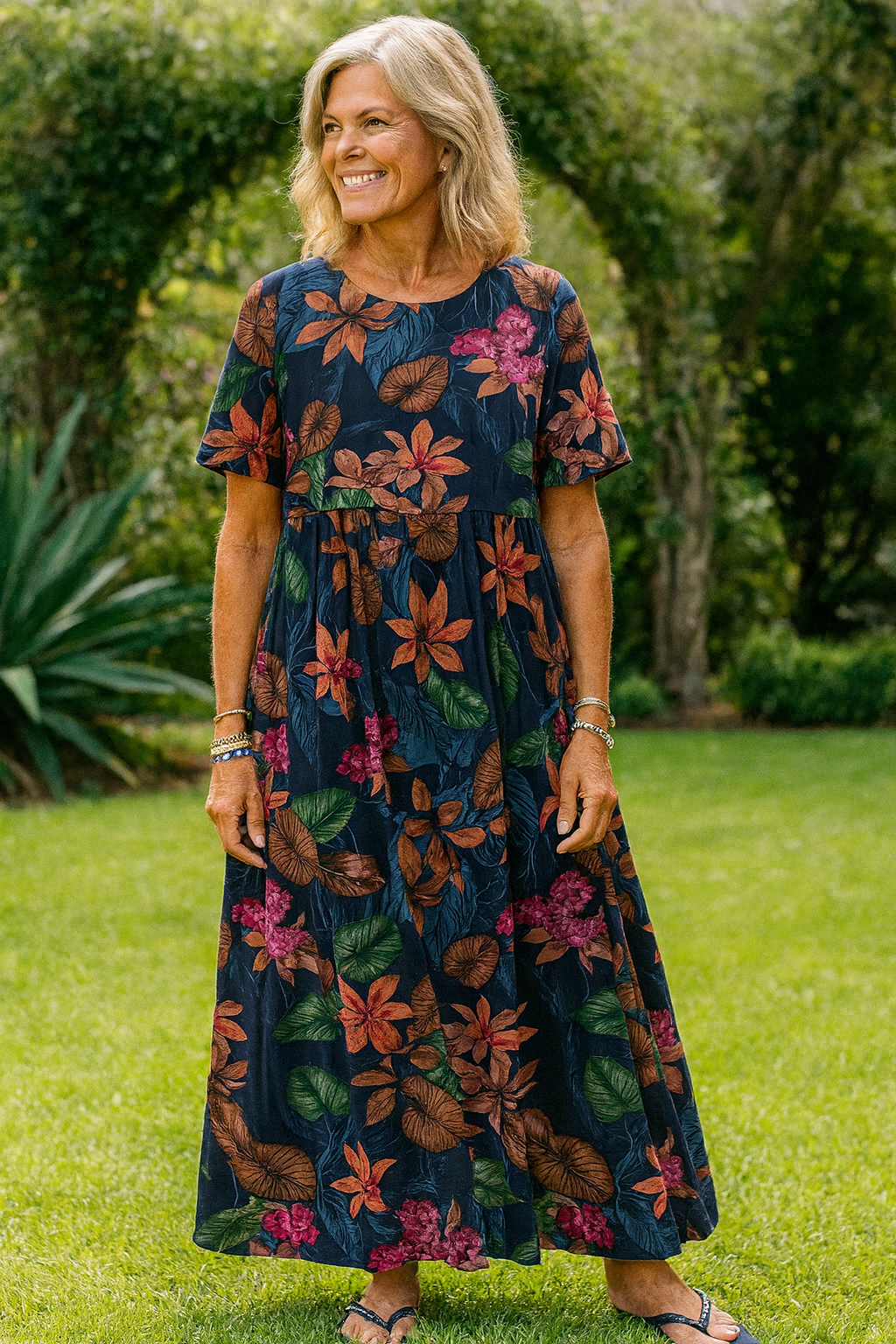 Masie | Vestido Maxi Floral Arejado