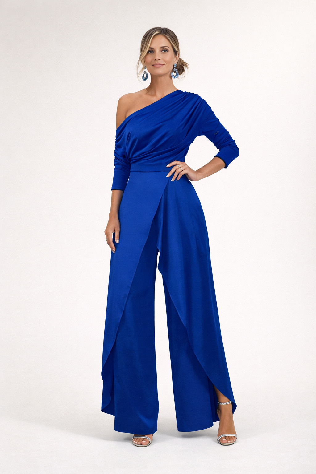 Edie - Jumpsuit Elegante de Um Ombro