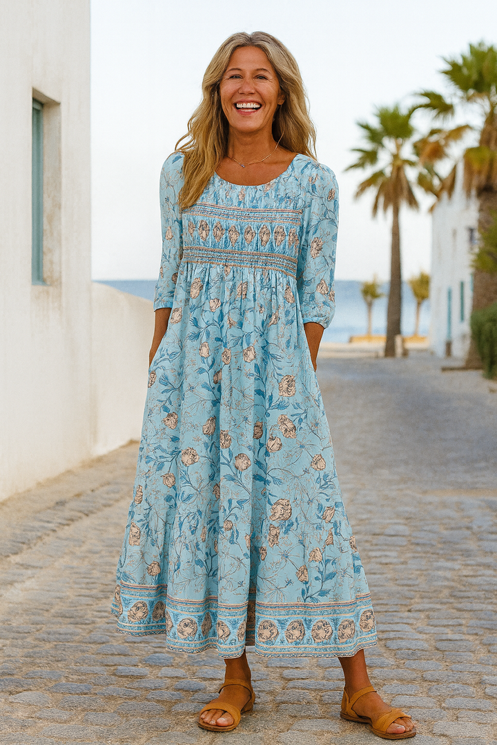 Meliora | Elegante Midi-Vestido para o Dia-a-Dia