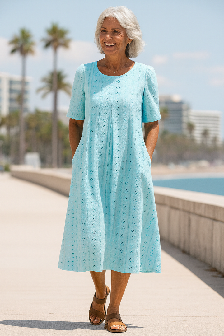 Meliora | Elegante Midi-Vestido para o Dia-a-Dia