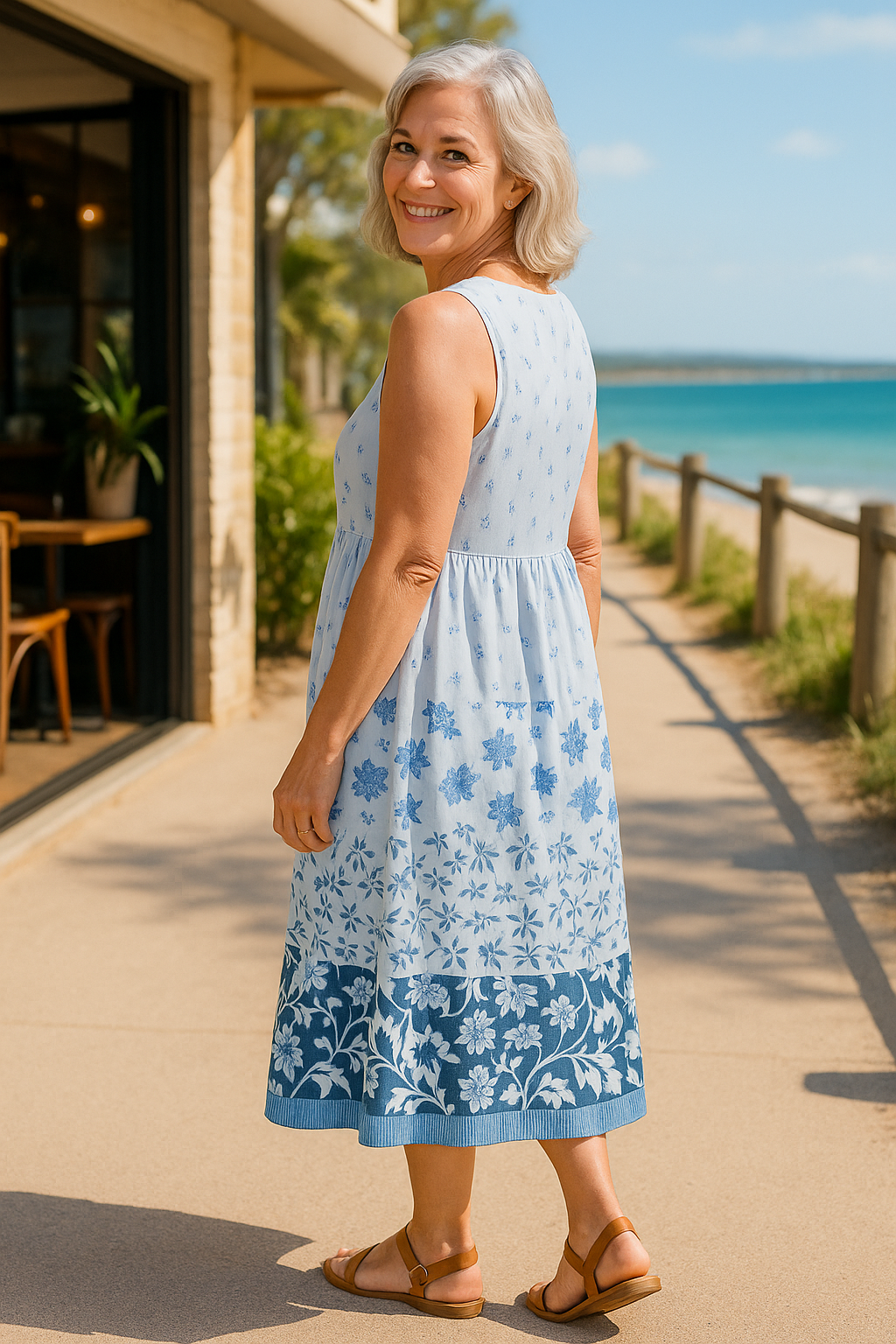 Evelane | Vestido Midi Flow