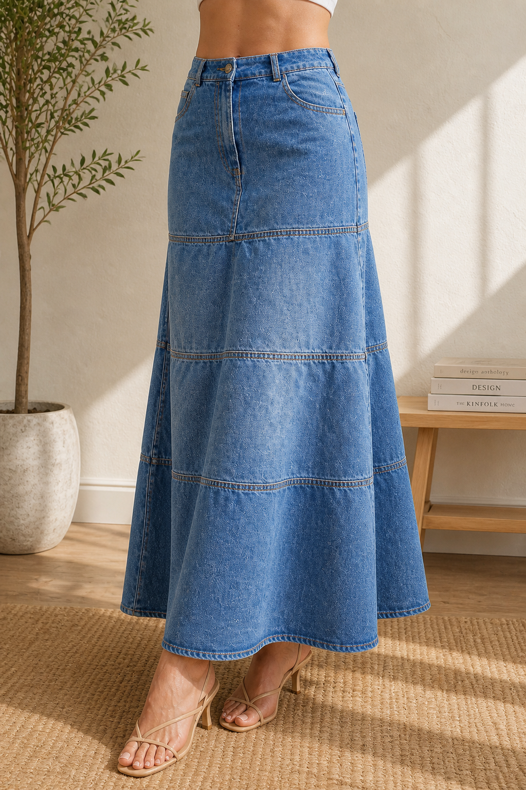 Maria Douro - Saia de Denim