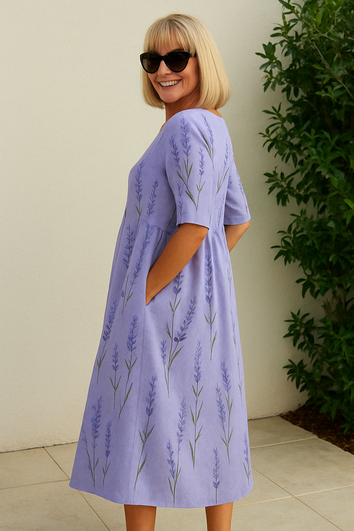 Eliza | Vestido Midi Relaxado