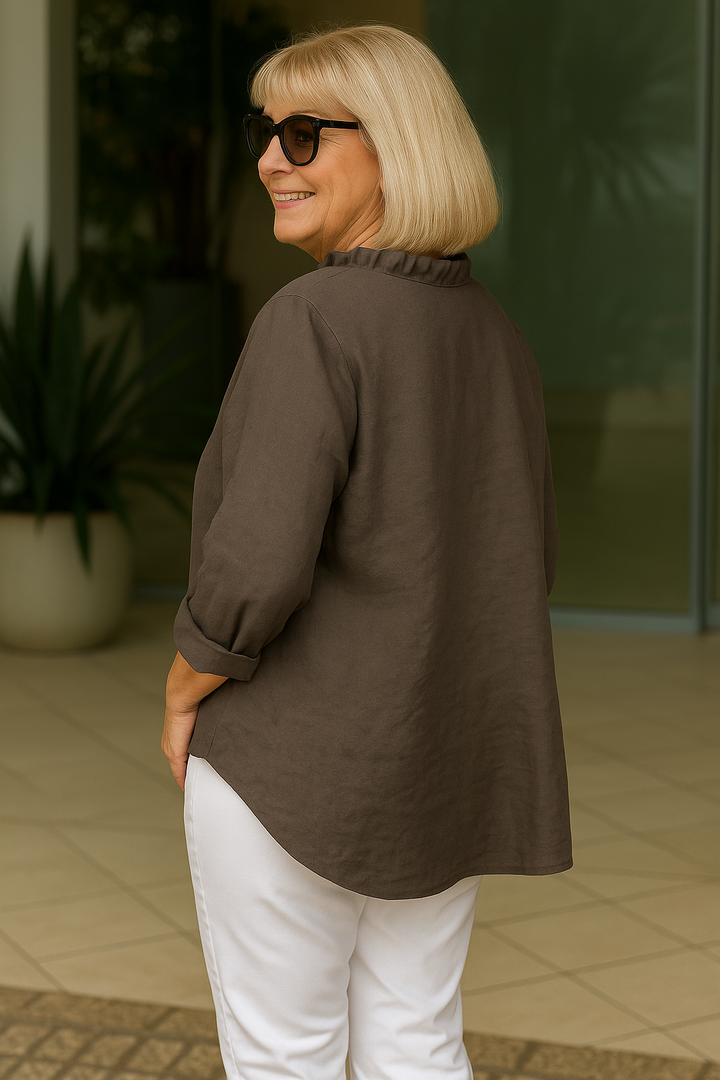 Maribel | Blusa com Renda Suave - para verdadeiro conforto