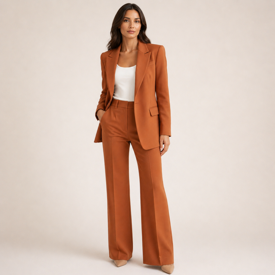 Vanessa™ | Conjunto Elegante com Calças Largas