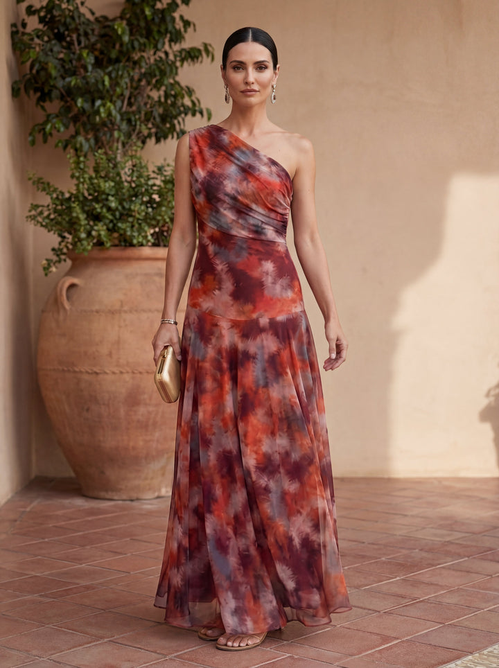 Inês - Vestido largo fluido com design elegante