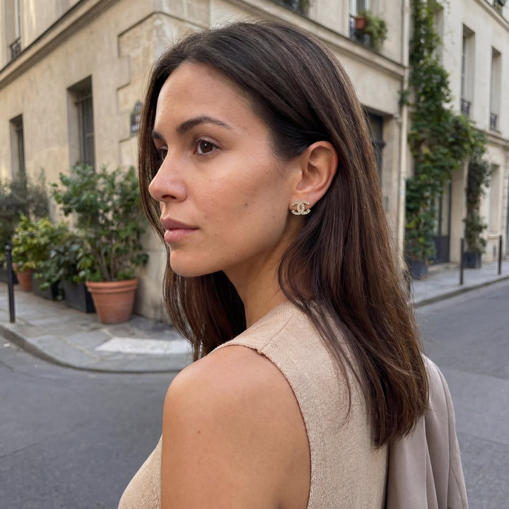 Brincos Leni Dourados