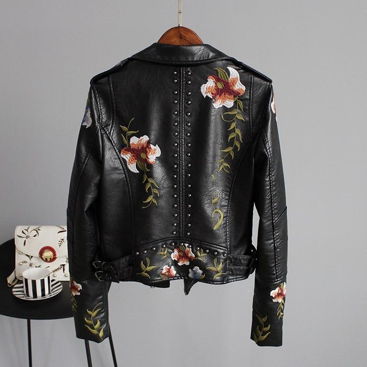 Ella™| Casaco em Look de Couro