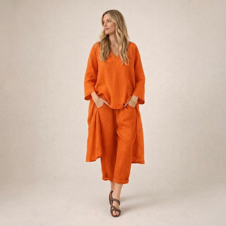 Marianne | Conjunto de Linho Solto
