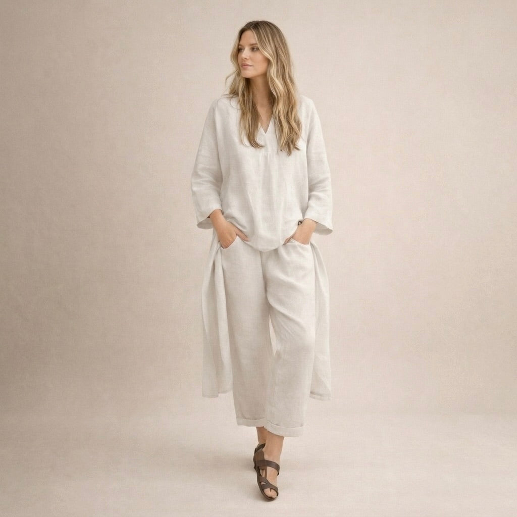 Marianne | Conjunto de Linho Solto