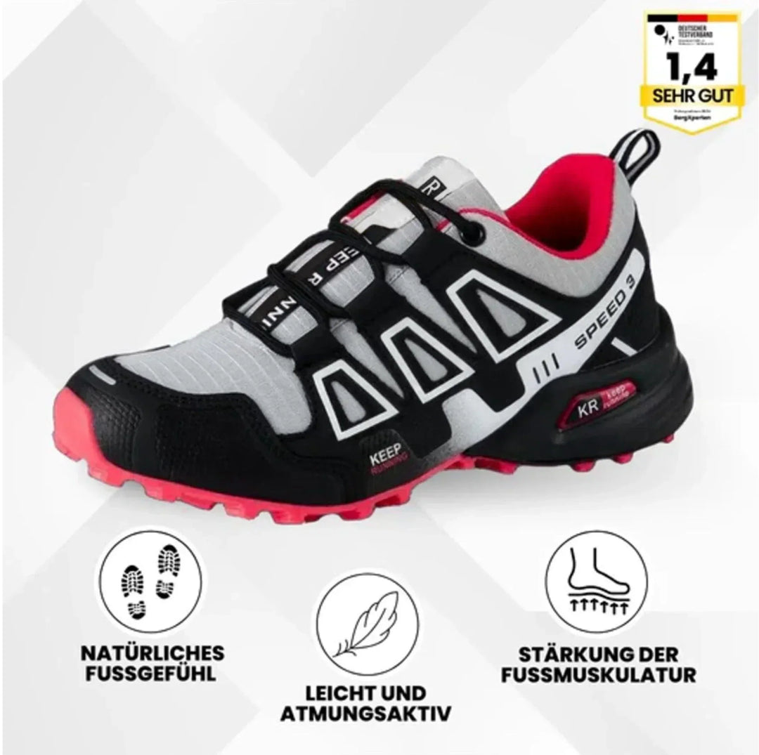 OrthoTrekking | sapato de trekking e caminhada ergonómico e aliviador de dor