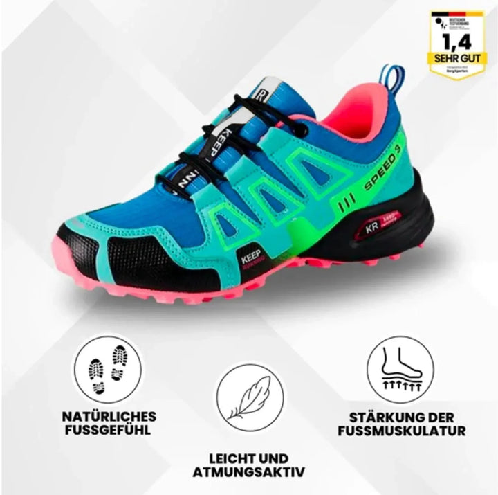 OrthoTrekking | sapato de trekking e caminhada ergonómico e aliviador de dor