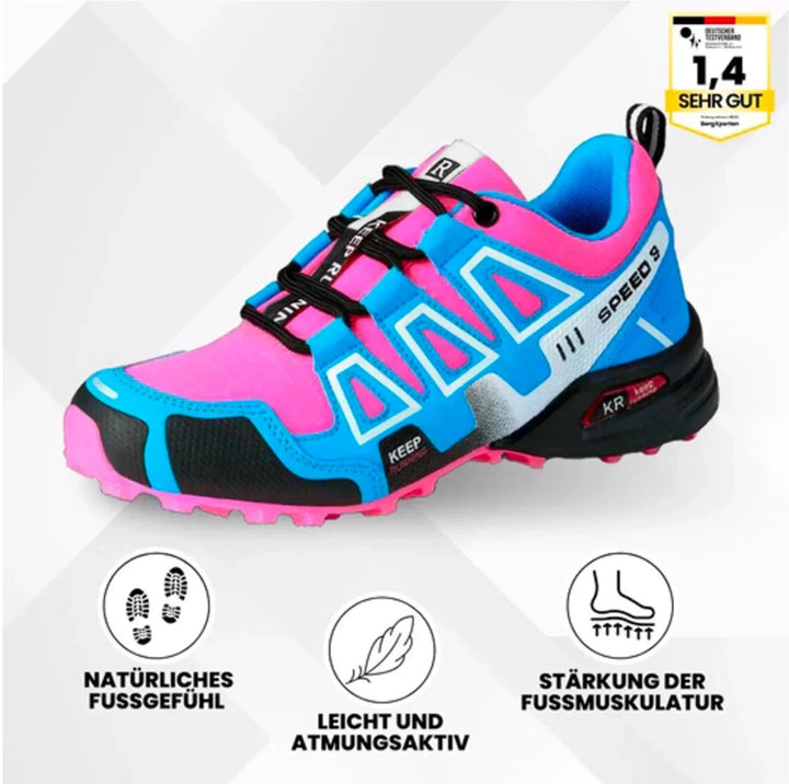 OrthoTrekking | sapato de trekking e caminhada ergonómico e aliviador de dor