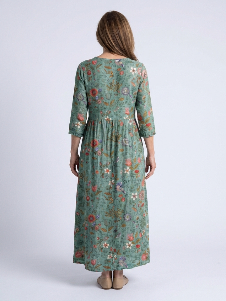 MARINA | VESTIDO MAXI DE FLORES
