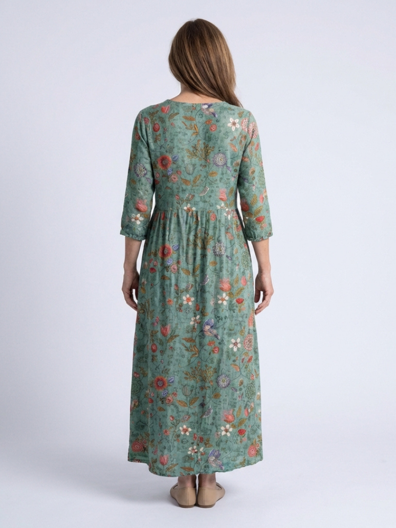 MARINA | VESTIDO MAXI DE FLORES