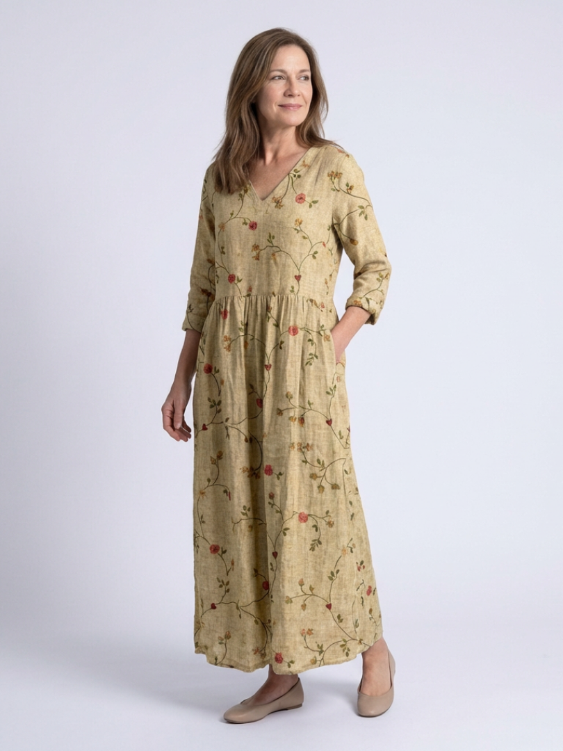MARINA | VESTIDO MAXI DE FLORES