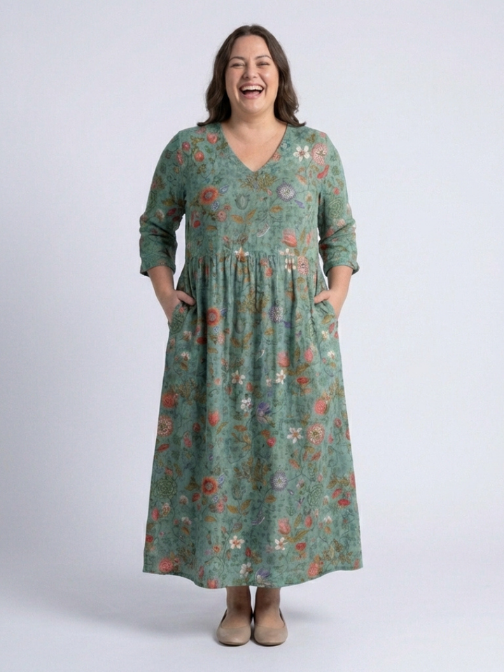 MARINA | VESTIDO MAXI DE FLORES