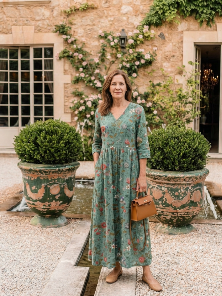 MARINA | VESTIDO MAXI DE FLORES