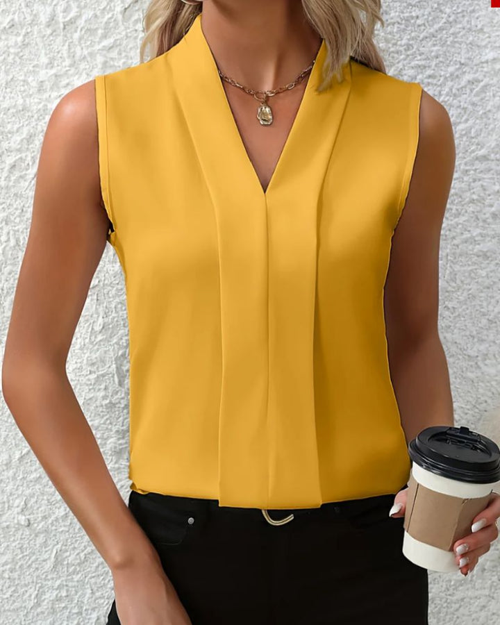 Nicole | Top Casual e Largo com Decote em V