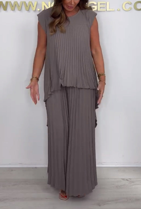 Mexie – Elegante Conjunto de Plissado