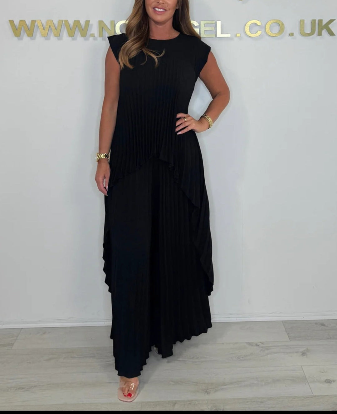 Mexie – Elegante Conjunto de Plissado