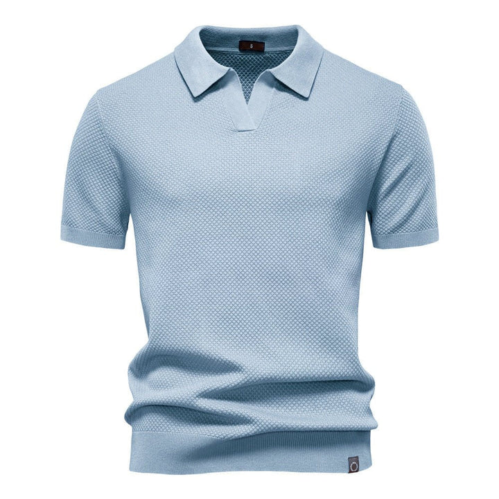 Agosto | Polo-shirt estruturado casual