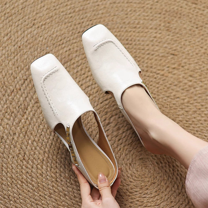 Mules de Couro Avella