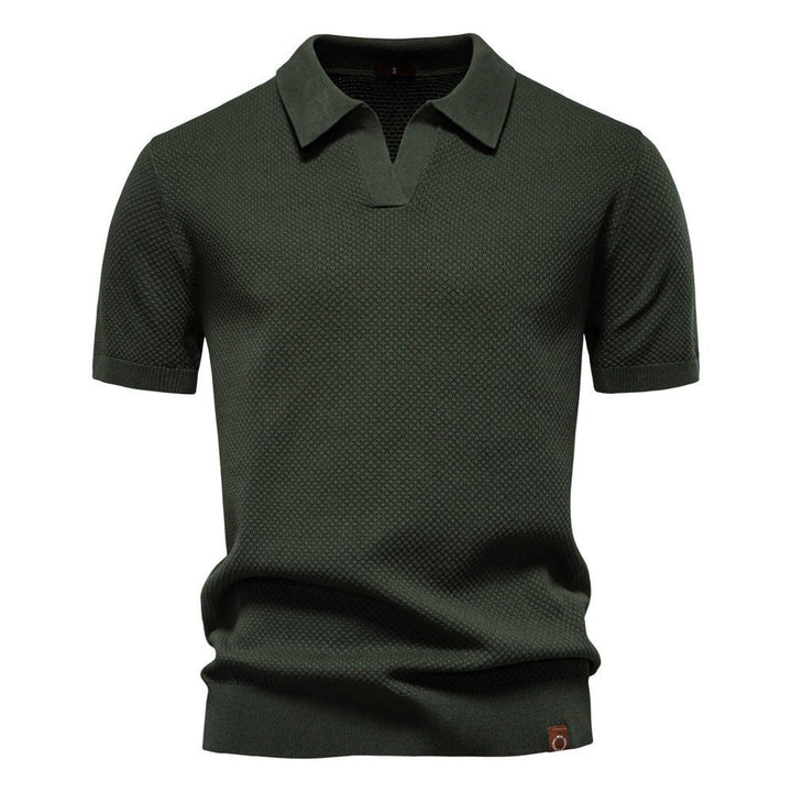 Agosto | Polo-shirt estruturado casual
