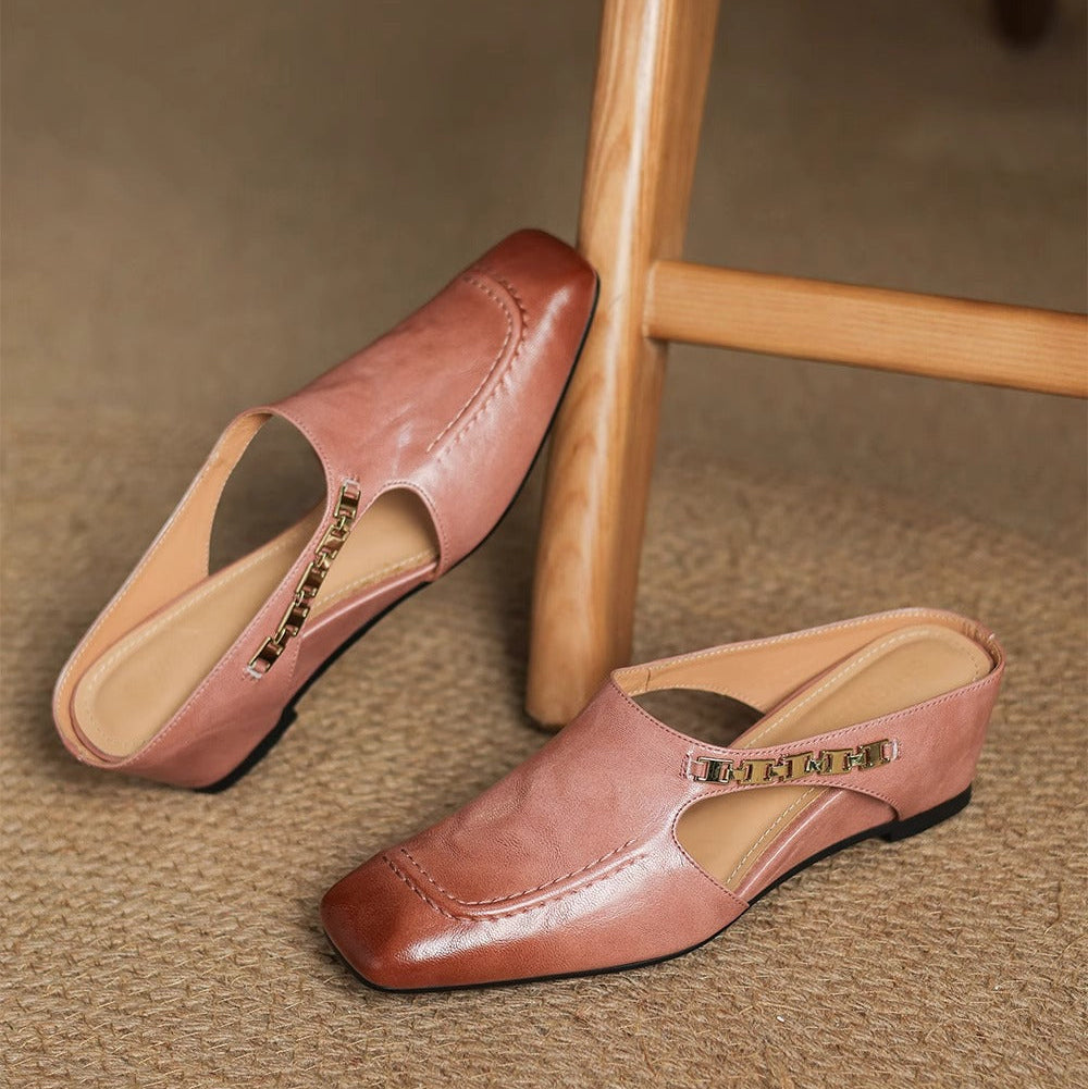 Mules de Couro Avella
