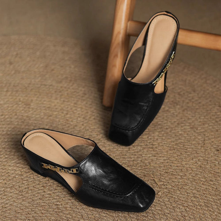 Mules de Couro Avella