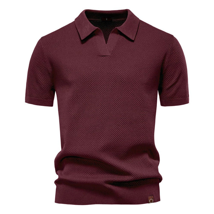 Agosto | Polo-shirt casual estruturado