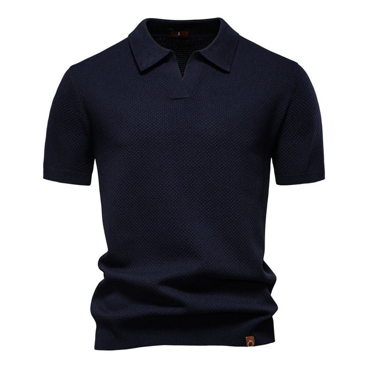 Agosto | Polo-shirt estruturado casual