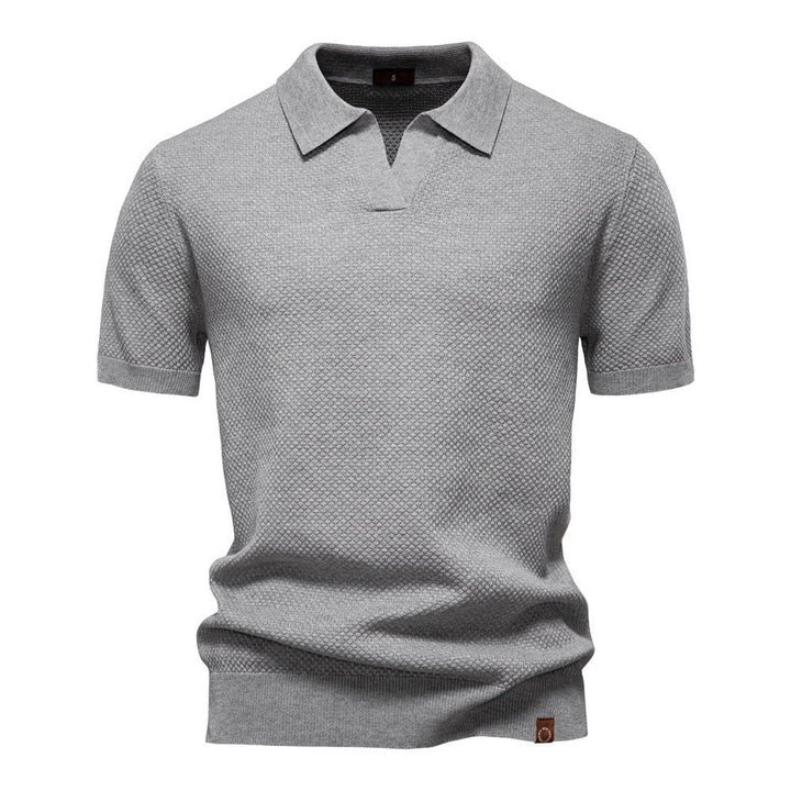 Agosto | Polo-shirt estruturado casual