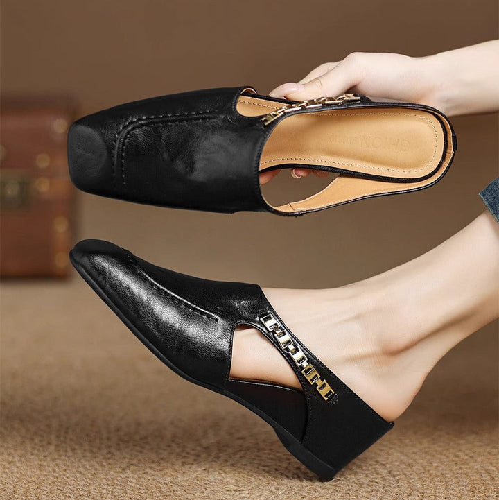 Mules de Couro Avella