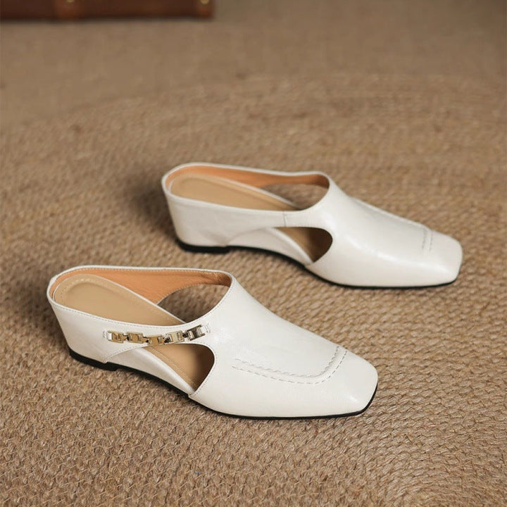 Mules de Couro Avella
