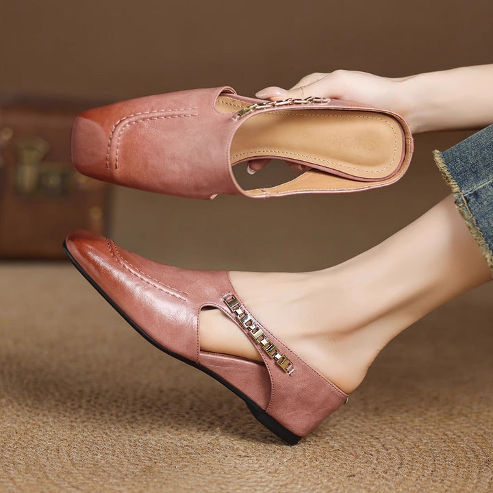 Mules de Couro Avella