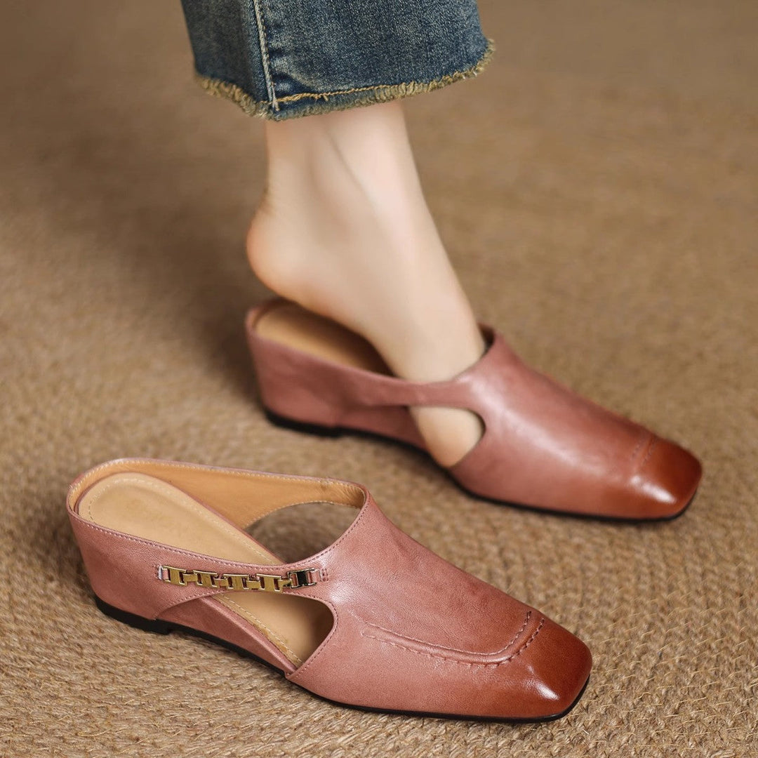Mules de Couro Avella